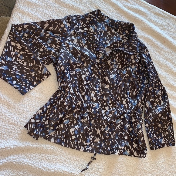 WESTBOUND Woman Print Windbreaker Women’s 1X - Picture 1 of 5